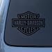 HARLEY DAVIDSON - Vinyl Decal Sticker #A1451 | Vinyl Color: Black
