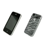 Zebra Cover Skin Poly Case for AT&T Apple iPhone 4 / 4th Generation