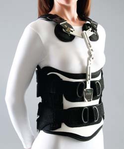 Dorsal Lumbar Kit: Edge Sl Tlso- 4 Panel LG With PPX (Pectoral Pad Kit with Extension Adjustment)