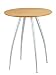Kitchen & Housewares : Adesso 28 In. Cafe Table with Natural & Steel Finish