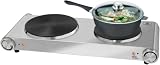 elta Germany Double Cooking Plate DK200 Stainless Steel Double Hot Plate
