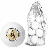 Wyoming Cowboys 15 Golf Ball Clear Pack