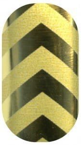 Minx Nail Wraps | Minx Professional For Marian Newman - Chevrons Gold/Matte Gold by Minx Nails