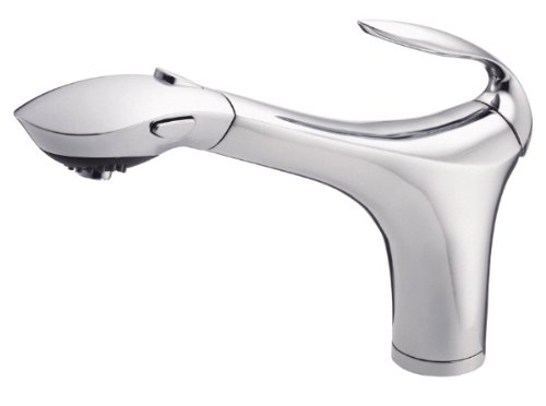 Danze D456747 Corsair One Handle Pullout Kitchen Faucet  Chrome