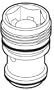 Moen 14960 Chateau Hexagonal Socket Style Diverter