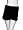 L.A.M.B. High Waist Velvet Mini Shorts in Black