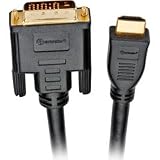 30' Premium HDMI M to DVI-D M Cable w/ Gold Plated Conn