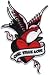 Artist Illicit One True Love Bird Embroidered iron on Patch