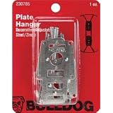 Bulldog Adjustable Plate Hanger-1 Pkg 230785, 4 Item(s) Order