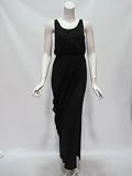 Alice + Olivia womens draping silk bottom long dress