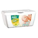Pampers Baby Wipes Tubs Sensitive Thick, Size: 60 by Pampers