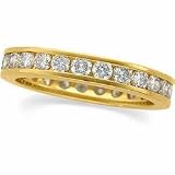 Platinum Diamond Eternity Band Ring Size 8