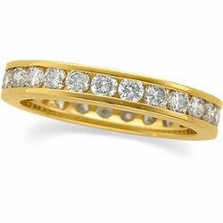 Platinum Diamond Eternity Band Ring Size 8
