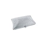 Large Pillow Shape Purse with Clear Swarovski Crystals