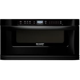 Sharp KB-6025MK 30 Inch Black Microwave Drawer