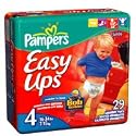 Pampers Easy Ups For Boys, Jumbo Pack, Size: 4 - 29 / Pack, 4 Packs