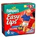 Pampers Easy Ups For Boys, Jumbo Pack, Size: 4 - 29 / Pack, 4 Packs
