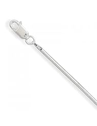 MMA Silver - 20 inch 040 Italian Snake Chain Necklace