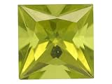 MIN 2.50CT 9X9MM PRINCESS CUT CHINESE PERIDOT