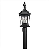 Camelot Post Lantern in Black