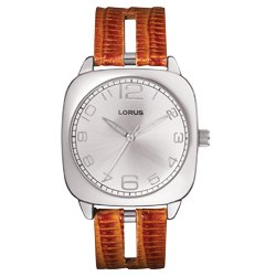 Lorus Ladies Brown Leather Strap Watch LR3007