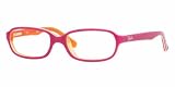 31eLIURKvUL.SL160RayBanGlassesRayBanRY1524EyeglassesStylesTopFuchsiaOnTrOrangeFramew/NonRx47mmRY152435654715