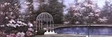 Lakeside Gazebo Panel - Poster by Diane Romanello (36x12)