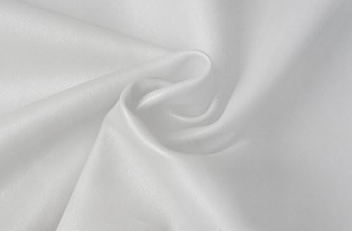 Leather pieces 3 sq. Ft (one piece of an area of 3 sq ft) Ghost White with a smooth gloss finish! Genuine top quality Cowhide skin good for crafting bookbinding Belt upholstery &amp; all leather projects