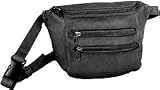 David King & Co Three Zip Waistpack, Black