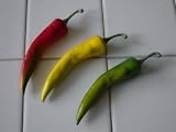 Artificial Assorted Chili Pepper, Small, Bag of 36