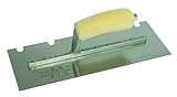 MARSHALLTOWN The Premier Line 5776S 11-Inch by 4-1/2-Inch Notched Trowel U Notch with Curved Wood Ha