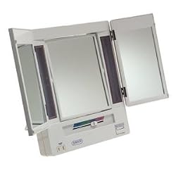 Jerdon JGL9W 5X Magnification Tri-fold Lighted Mirror [Health and Beauty]