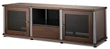 Salamander Synergy 236 A/V Cabinet w/ Two Doors & Media Drawer (Walnut/Silver)
