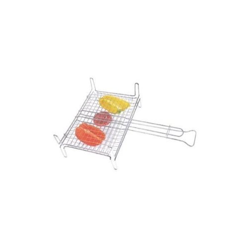 GRILL DOUBLE ACIER CHROME ,35x40cm