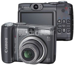 Canon PowerShot A590 IS Digital Camera - Best Selling Super-Savings Bundle
