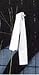 Deer Fence: White Warning Banner 1 in x 100 ft (50 24 inch Sections)