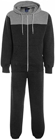 GG Men's Tony Quilted Hooded Jacket Trouser Mens Tracksuit