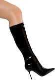 All Sexy Shoes - Ginger - Knee-high Patent Boot Available in 2 Colors
