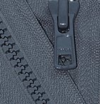 27" Vislon Zipper ~ YKK #5 Molded Plastic Sport Zipper ~ Separating - 579 Dark Grey (1 Zipper / Pack)