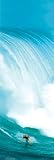 Wave Rider (Surfing Big Wave, Door) Art Poster Print - 21