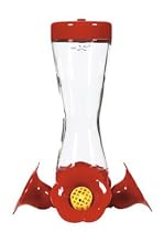 Perky-Pet 203CP Pinch Waist Glass 8-Ounce Hummingbird Feeder