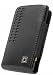 Blackberry Torch 9810 Vertical Leather Case Hip Holster Removable Clip All Black