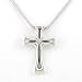 Cross Pendant in Sterling Silver on a 20\