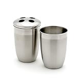 2-piece Bath Set - Fine Stainless Steel Bath Accessories for Your Home by 