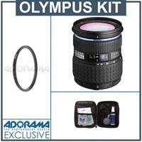 Olympus 14-54mm f/2.8-3.5 II Zuiko ED Digital SLR Zoom Lens Kit, with Tiffen 67mm UV Wide Angle Filter, Digital Camera & Lens Cleaning Kit