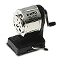 Model KS Vacuum Mount Pencil Sharpener, Chrome Receptacle, Black Base (HUN1072) Category: Pencil Sharpeners