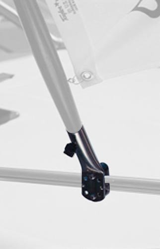 Taylor Made Products Stainless Steel Rail Mount Boat Flag Pole Socket (7/8