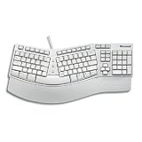 Microsoft Natural Elite Keyboard. PS2 USB NATURAL KEYBOARD ELITE ERGO WHITE PC KEYB. USB, PS/2 - 104 Keys - White