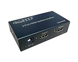ViewHD 2 Port HDMI 1x2 Powered Splitter Ver 1.3 Certified for Full HD 1080P & 3D (One Input To Two Outputs)