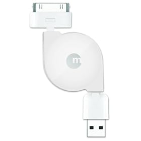 Macally - ReSyncable - C�ble r�tractable USB-Dock pour iPhone/iPod